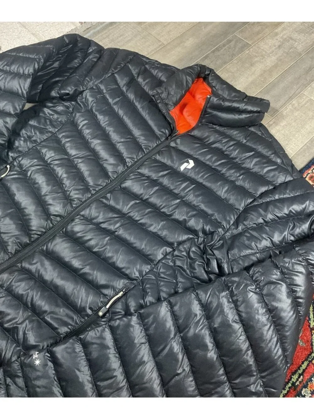 Peak Performance Black Light Mens XL Micro Light Puffer Jacket Sweden Gorpcore